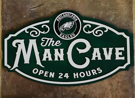 Philadelphia Eagles Man Cave Sign - Etsy