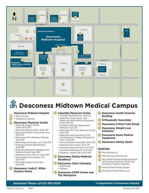 Deaconess - Midtown Hospital - Campus Map and Parking