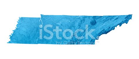 Tennessee Topographic Map Isolated Stock Photo | Royalty-Free | FreeImages