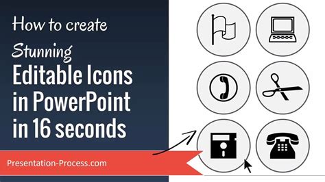 How to create Stunning Editable Icons in PowerPoint in 16 seconds - YouTube