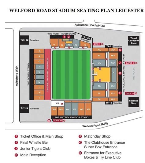 Welford Road Stadium Seating Plan, Ticket Price, Booking, Parking Map