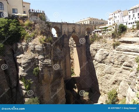 New Bridge at Ronda, Malaga, Andalucia Stock Image - Image of andalucia, arch: 43970867