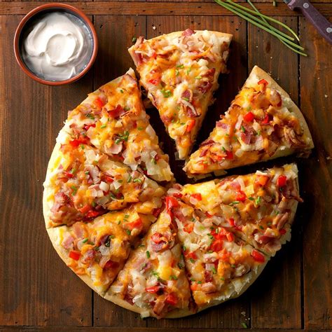 Pleasing Potato Pizza Recipe | Taste of Home