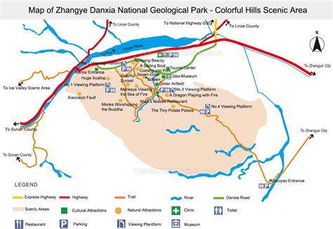 Zhangye Danxia Landform Geopark, Rainbow Mountains, China