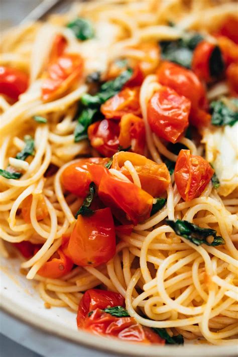 Tomato Basil Pasta (15 minutes) - My Food Story