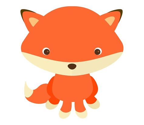 Baby Fox Transparent Image Woodland Animal Clipart Png - Clip Art Library