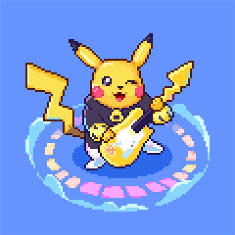 ArtStation - Electric Guitar Pikachu