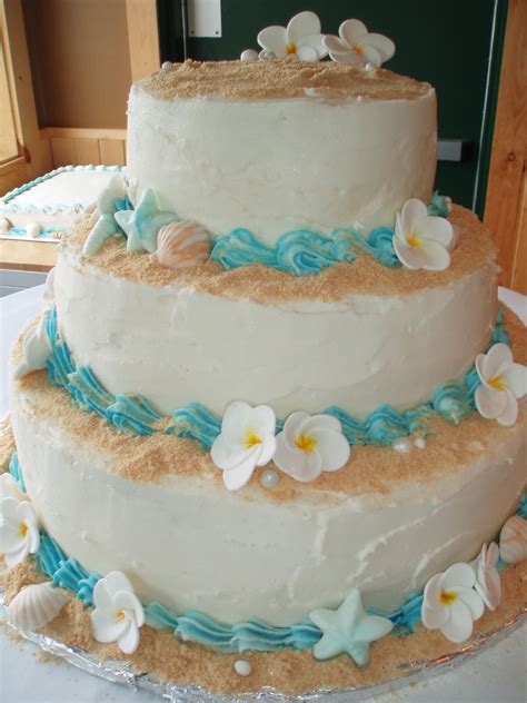 Beach Wedding Cake - CakeCentral.com