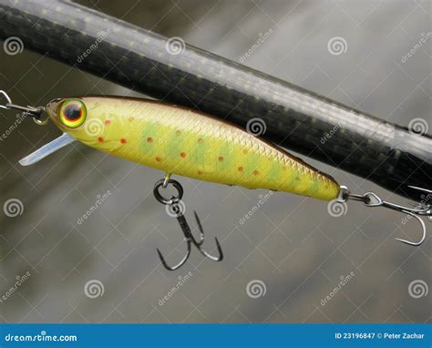 Fishing lure stock image. Image of creek, game, relax - 23196847