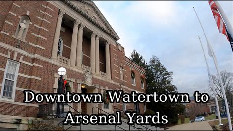 Watertown MA Main St Downtown to Arsenal Yards - YouTube