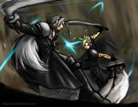 Cloud Strife vs Sephiroth by Takeshi-Aioira on DeviantArt