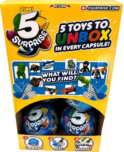 5 Surprise BLUE Mystery Box 12 Packs Zuru Toys - ToyWiz