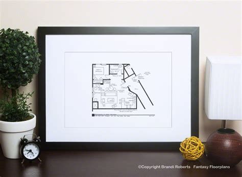 Seinfeld Layout | Jerry Seinfeld Apartment Floor Plan (Jerry's Only)