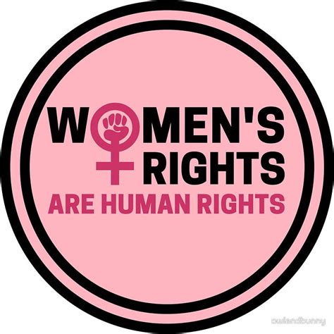 Women's Rights Are Human Rights Sticker by sayheykate | Womens rights, Human rights, Human