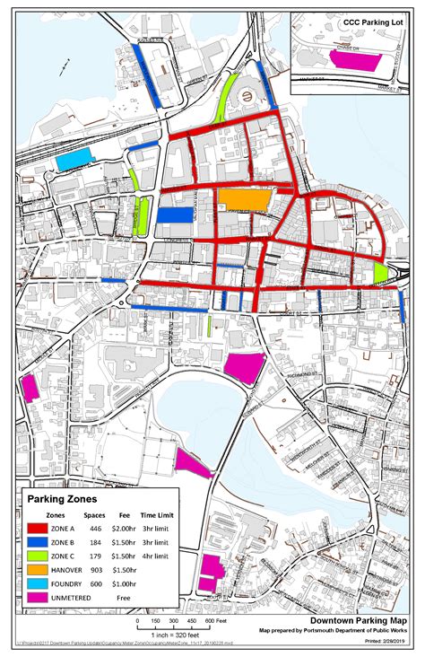 Parking Locations Map & Pricing | City of Portsmouth