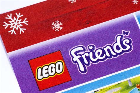 Lego Friends Logo in a Catalogue Editorial Photo - Image of film ...