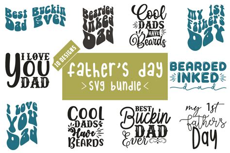 Father's Day SVG Bundle,Dad Quotes Svg Graphic by Svg Box · Creative ...