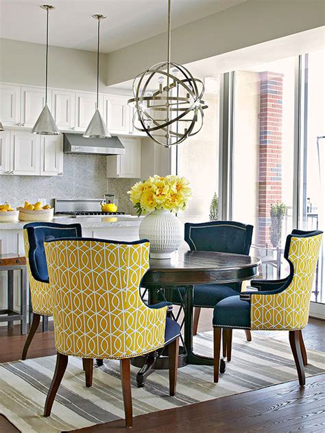 Yellow Dining Chairs - Contemporary - dining room - BHG