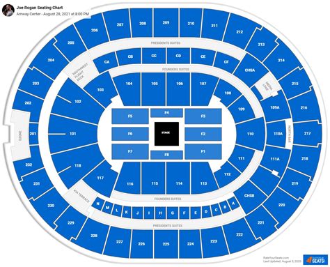 Amway Center Seating Charts for Concerts - RateYourSeats.com