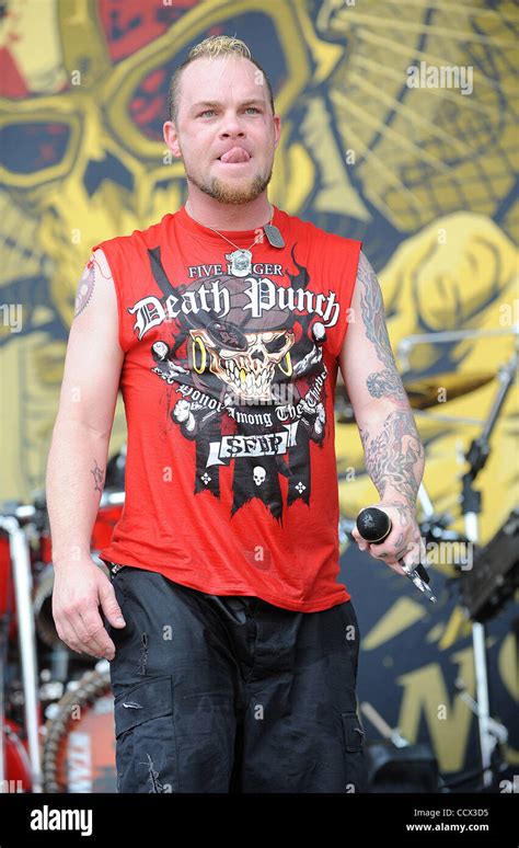 May 23, 2010 - Columbus, Ohio; USA - Singer IVAN GHOST MOODY of the band Five Finger Death Punch ...