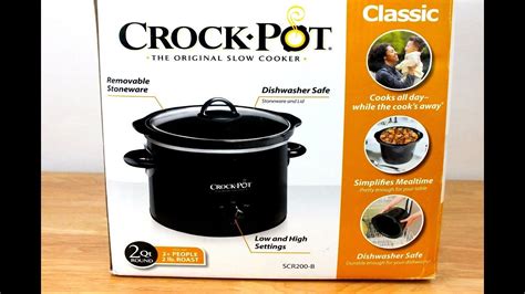 2 QT CROCK POT SLOW COOKER UNBOXING - YouTube