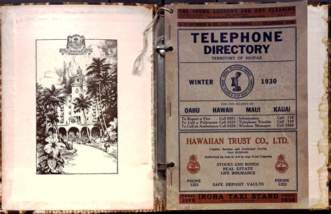 Honolulu Calling: A Tapa Barkcloth Binding for a 1930 Phone Book from the Royal Hawaiian Hotel ...