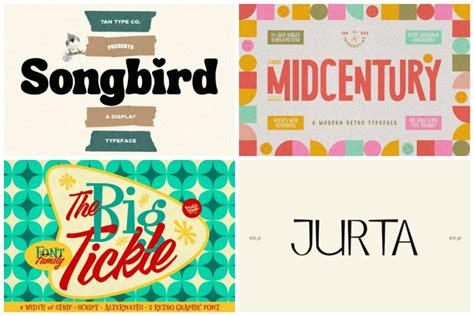 25 Remarkable Mid Century Modern Fonts That Perfectly Captured The Retro Scene | HipFonts