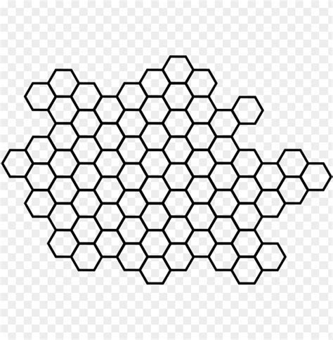 White Honeycomb Pattern Png - Lagvard