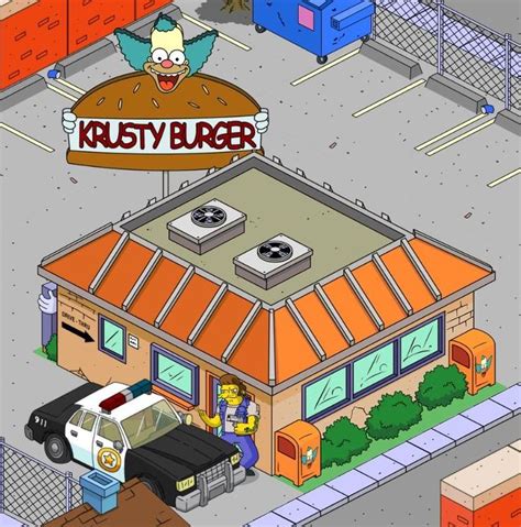 krusty burger | The simpsons game, The simpsons, Springfield tapped out