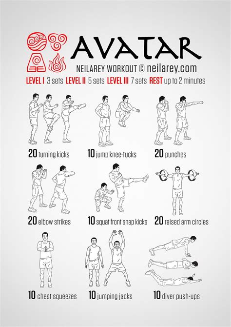 Avatar Workout | Superhero workout, Nerdy workout, Martial arts workout