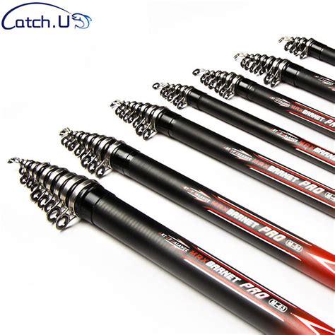 Catch.U Telescopic Fishing Rod Carbon Fiber Pole 2.4m 2.7m 3.0m 3.6m 5.4m 6.3m Sea Fishing ...