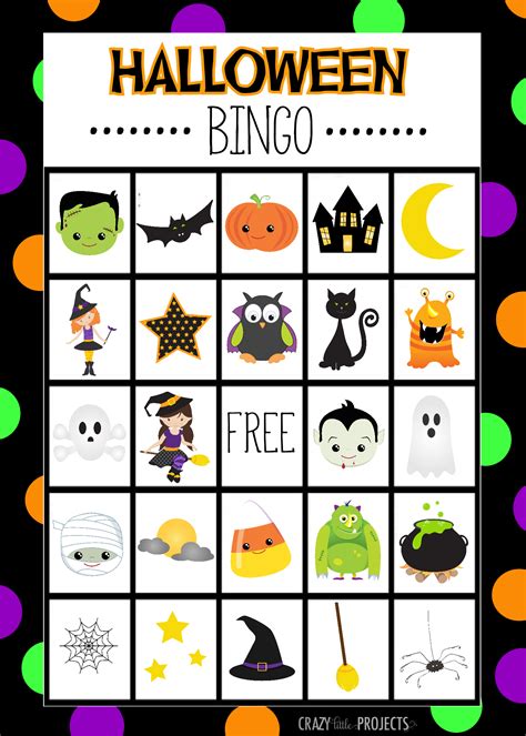 Free Printable Halloween Bingo Game Cards | Halloween bingo, Halloween ...