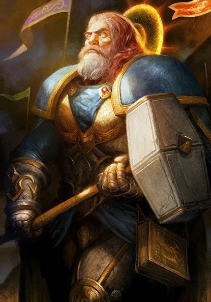 Uther Lightbringer, The Paladin - Hearthstone