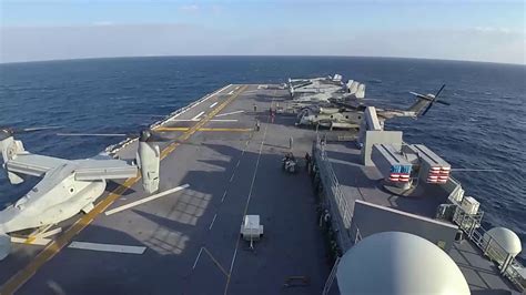 Marines Deploy From Aboard USS America (LHA 6) - YouTube