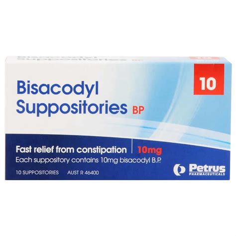 Bisacodyl Suppositories BP 10pk – Discount Chemist