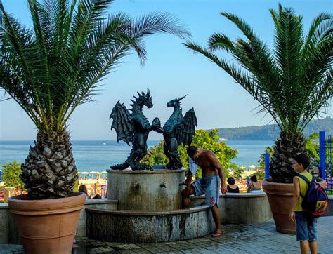 "Dragons" sculpture at Sea garden, Varna | Varna, Dragon sculpture ...