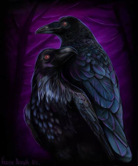 Ravens #gothic | Raven art, Beautiful dark art, Crow art