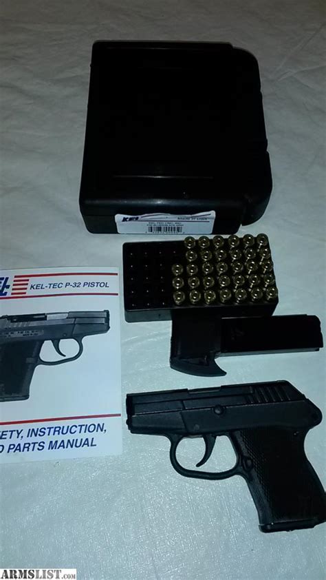 ARMSLIST - For Sale/Trade: Kel-Tec P32 .32 Cal with Extra 10 Rnd Mag and Ammo