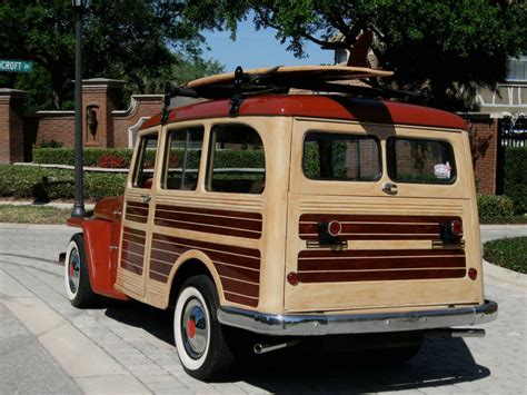 1950 Willys Wagon one of a kind Custom Woody look for sale: photos, technical specifications ...