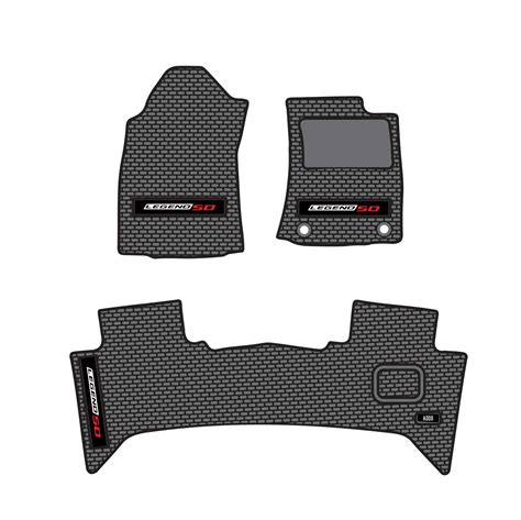 Toyota Hilux Legend 50 Interior Set | Rubber Mats | Car Mats | ADDO Auto