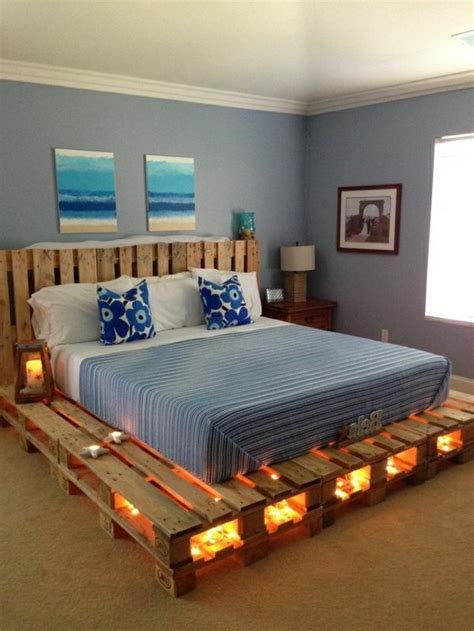 DIY pallet bed frame – fantastic bedroom furniture design ideas