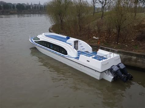 China Grandsea 16m 40seats Fiberglass / Fibreglass /GRP Water Bus Boat ...