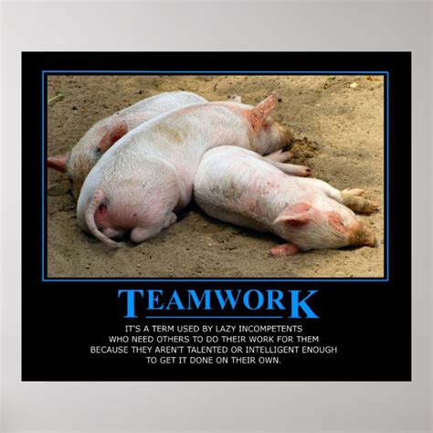 Teamwork poster | Zazzle.com