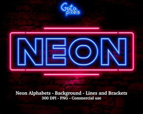 Blue Neon Alphabet Clipart Neon Letters Clipart Digital Neon - Etsy Canada