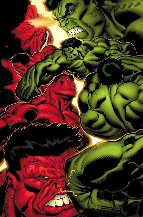 Red Hulk Vs Green Hulk