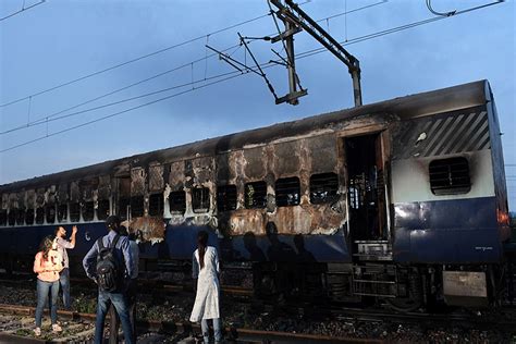 Railway coach set on fire to enact Godhra train incident for ...