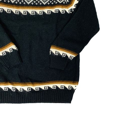 Hand Knit Peruvian Sweater, Size Large - Etsy