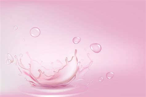 fresh water splash on pink background 19848624 Vector Art at Vecteezy