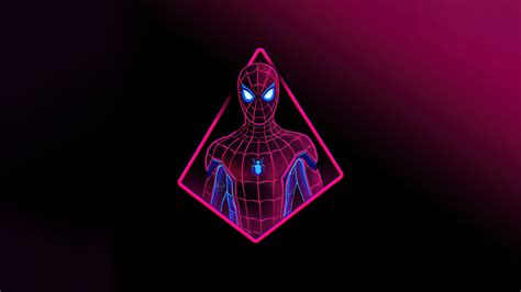 Spider Man Neon Wallpaper 4k HD ID:8163