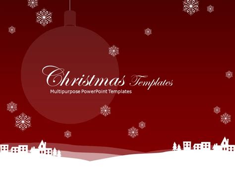 Christmas Poster - Editable Christmas PowerPoint Template - #merrychristmas #christmas2020 # ...